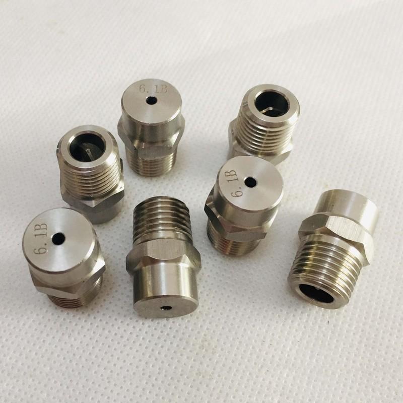 1 pcs 1/8" 1/4" 3/8" /1/2"SS solid full cone spray nozzle,Washing treatment before plating,Chemical treatment