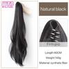 WTB Synthetic Ponytail Wig Female Micro-curly Long Hair High Ponytail Senior Natural Long Curly Hair Fake Braid