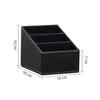 PU-Leder Fernbedienungshalter Schreibtisch-Organizer Aufbewahrungsbox Für TV-Zeitschrift Post Telefon Büro Sortiergitter Kosmetik Stiftehalter