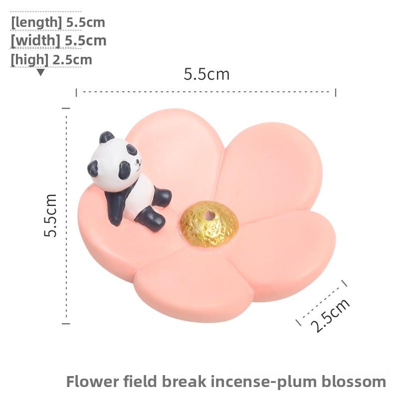 

1PCS Resin Cherry Blossom Line Aromatherapy Rack Creative Incense Holder Zen Ornaments Home Accessories 1PCS