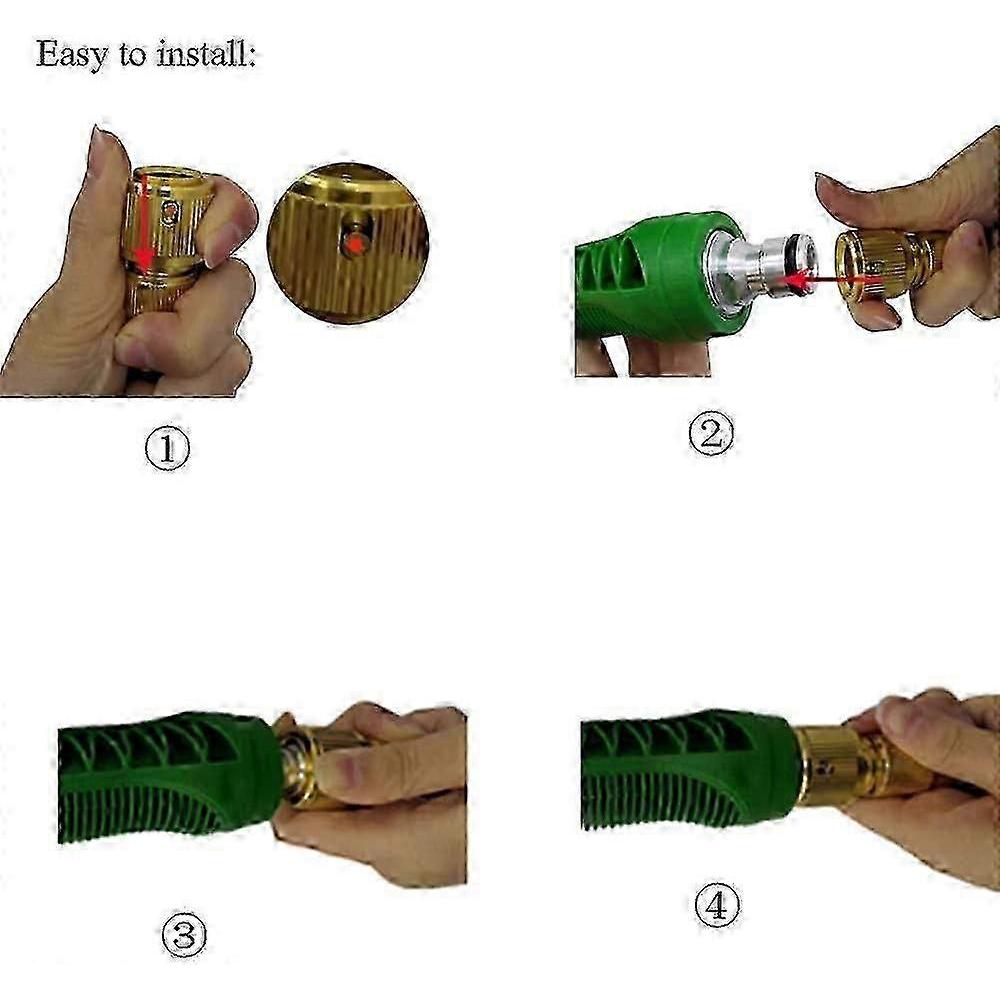 Garden Hose, Expandable with Metal Fittings(2.5m)
