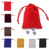 Velvet Dice Bag Tarots Drawstring Bags Jewelry Bag High Quality Flannel Gift Bag 13x18cm/5.12x7.08in