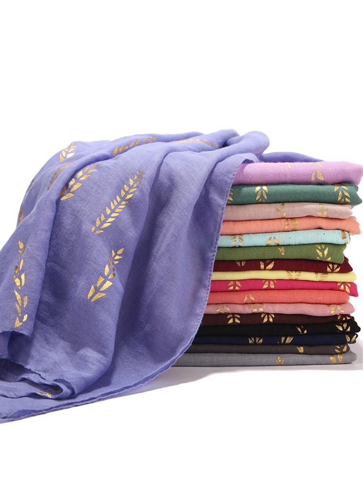 New  Summer Elegant Women Silk Scarf Beach Wrap Shawl Sparkly Gold Print Sunscreen Bandana Hijab Mujer Scarve Pareo Foulard