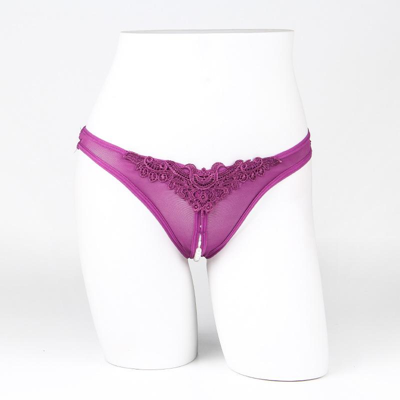 Сексуальные брюки-цепочка из бусин, кружевные стринги, прозрачное нижнее белье с открытой промежностью, вышивка, низкая посадка, декор из жемчуга, эротические стринги для женщин