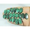 254Cts.Natural Green Malachite Matched Pair Oval Cabochon Gemstone 9Pair Lot C-3871