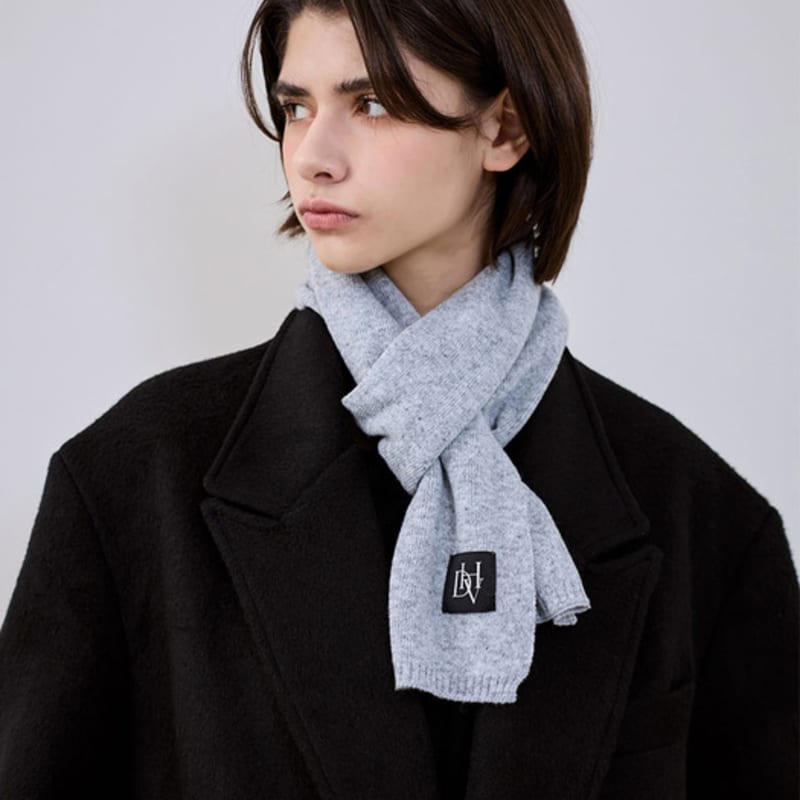 

DEHEVE DHV Short Knit Muffler [7color] Gray