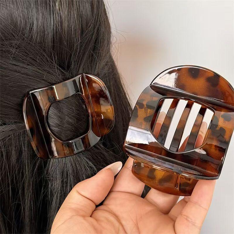 Retro Arc Hair Clip Elegant Half Updo Duckbill Clip Women Back Head Styling Hair Accessories