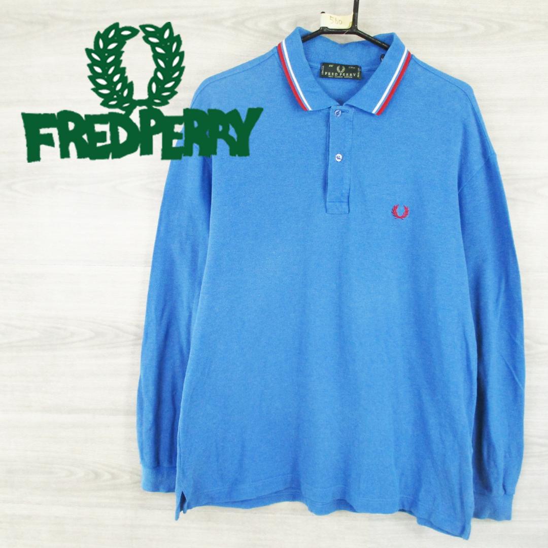 

[Б/У] Fred Perry Сделано в Италии Хлопковое поло с длинным рукавом оверсайз M0560m