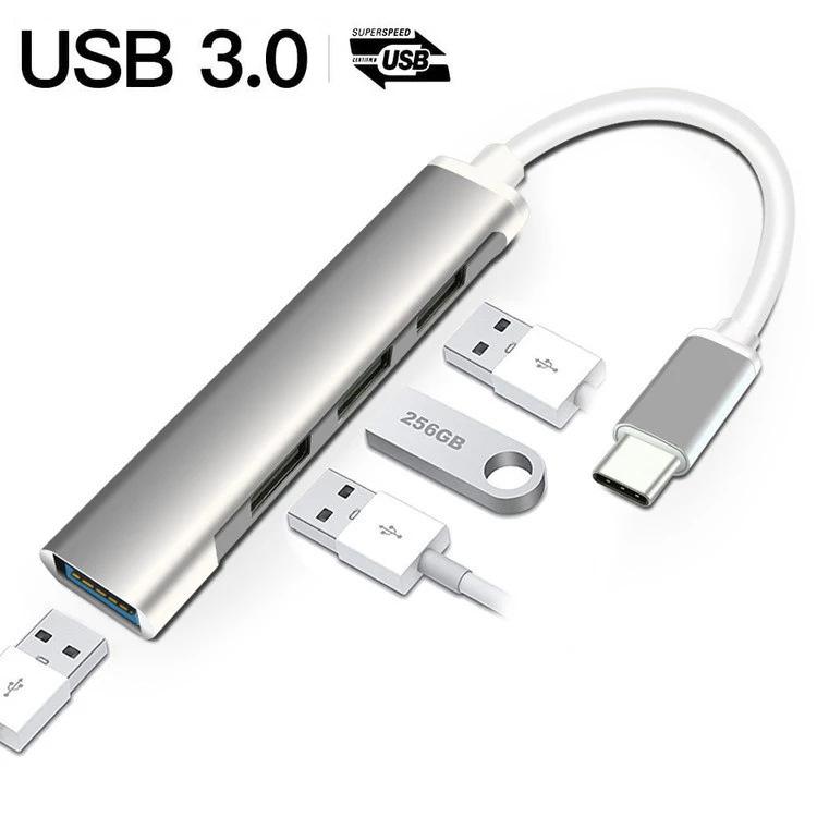 4 in 1 USB 3.0 HUB Type C HUB To USB3.0 Type-C 4 Ports USB High Speed Splitter Box 4 Ports Usb Charging Adapter For Macbook iPad