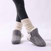 Fashion Litfun Winter Warm Plush Boots For Women Outdoor Soft Sole Non-slip Knit Furry Snow Boots Indoor Cozy Fur House Cotton Slippers