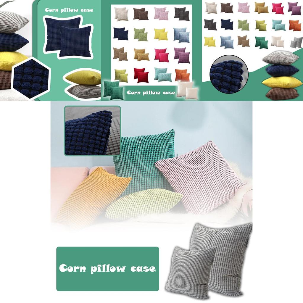 Elegant Scandinavian Pillows Modern Corduroy Cushion Cover For Cozy Home Decor