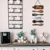 Bless The Food Before Us Wall Art Wooden Hanging Sign Large Wall Hanging Tag  Dining Room Bedroom