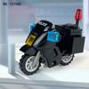 Cavalry Security Motorcycle 10706C Small Particle Patrol Car Children'S Assembled Building Block Toy