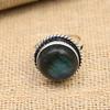 Labradorite Gemstone Handmade Solid 925 Sterling Silver Ring Jewelry