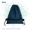 Waterproof Drawstring Backpack Lightweight Sports Gym Sack with Pouch, Casual School Bag for Teens Adults