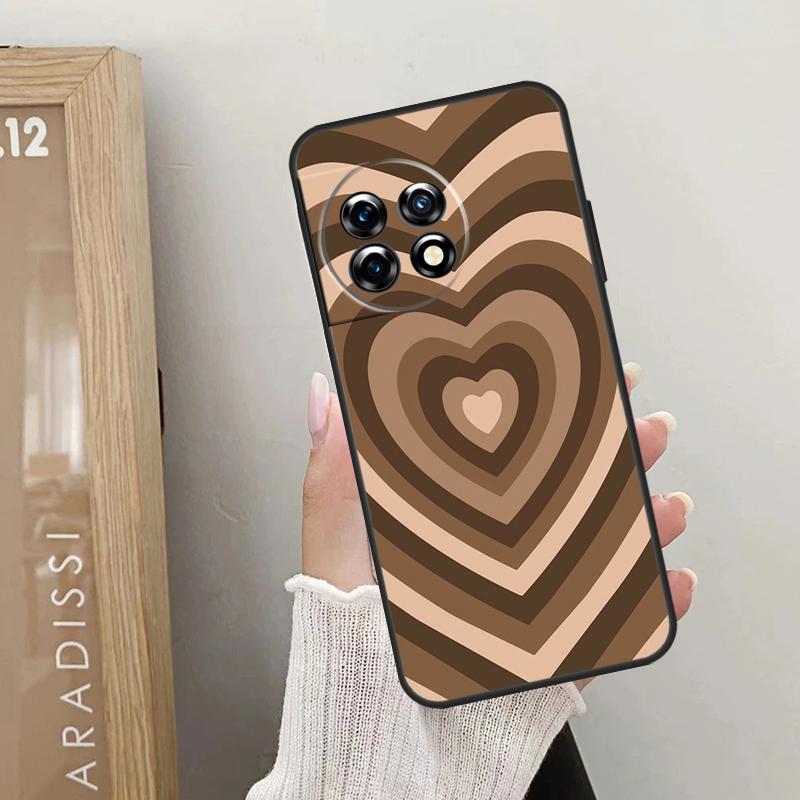 Colorful Heart Circle Love Case For OnePlus Nord CE 5 3 4 Lite N20 N30 OnePlus 13T 10T 8T 11 12 13 15 R 9 10 Pro Cover