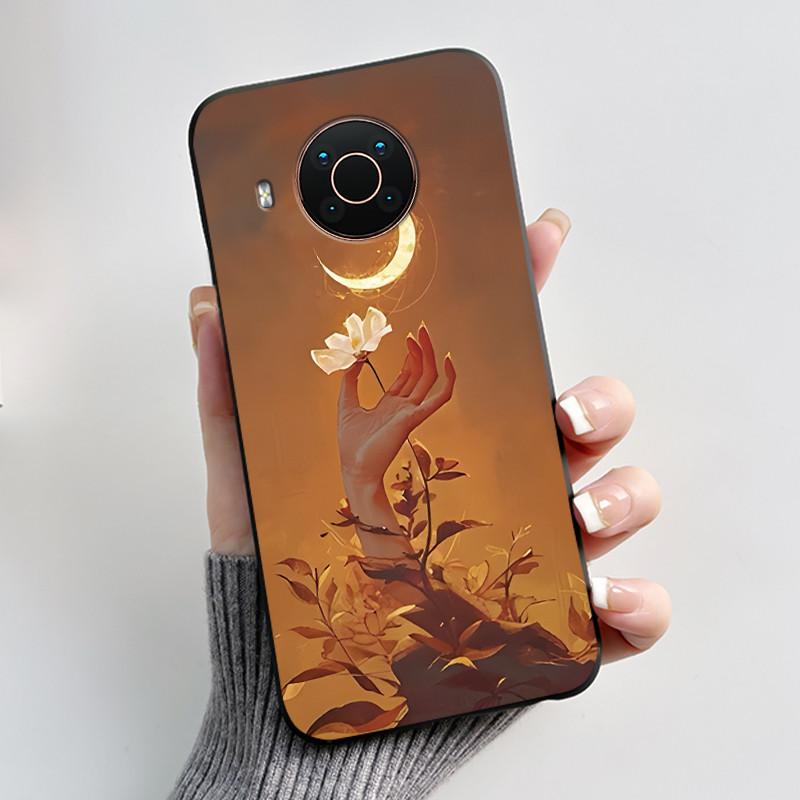 Custodia Per Nokia X10 X20 X100 Custodia per Telefono Nera Opaca Morbida TPU Copertura Protettiva Integrale Estetica Lusso Carina Cool Ragazzi Ragazze Guscio