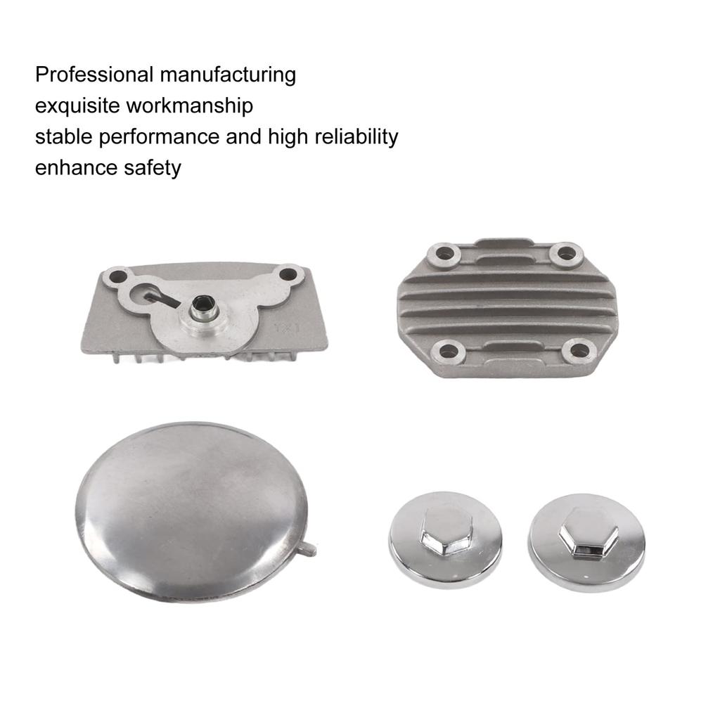 5PCS Aluminum Alloy Cylinder Headcover Replacement for 70cc 90cc 110cc ATV Quad & Pit Bike