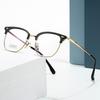 2024 Autumn Winter New CBD Business Titanium Frame Glasses with Anti-Blue Light and Myopia Protection, Model 15025