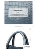 Crocodile Pattern Women's Handbag - 2025 New Large Capacity Tote for Commute & More