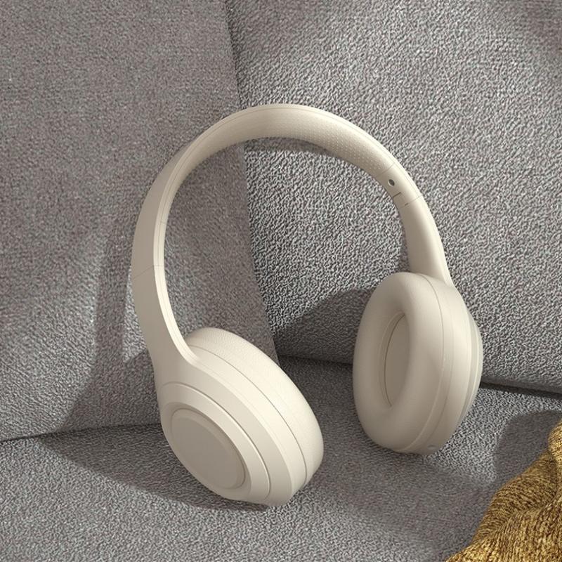 Bluetooth Over-Ear Noise Canceling Headphones Wireless Foldable with Mic for Camping Outdoor Activities