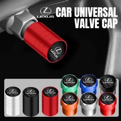 4ks Čepičky ventilků kol automobilu Prachové příslušenství Pro ES240 ES250 ES350 IS250 IS300 RX270 NX300 RX300 RX350 SL430 CT200