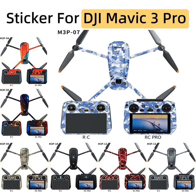 For DJI Mavic 3 Pro Body RC/RC Pro Remote Controller Stickers Anti Scratch Protective Film Waterproof Skin Decal Accessory