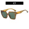 Simple polygonal flat glasses, new plain makeup, trendy fashion, anti-blue light glasses frame, retro glasses frame for women