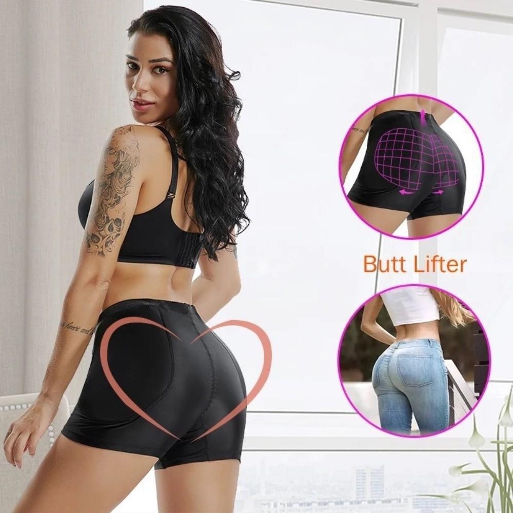 Buttocks Enhancer Butt Lifter Fixed Sponge Cushion Shapewear Body Shaping Panties  Female