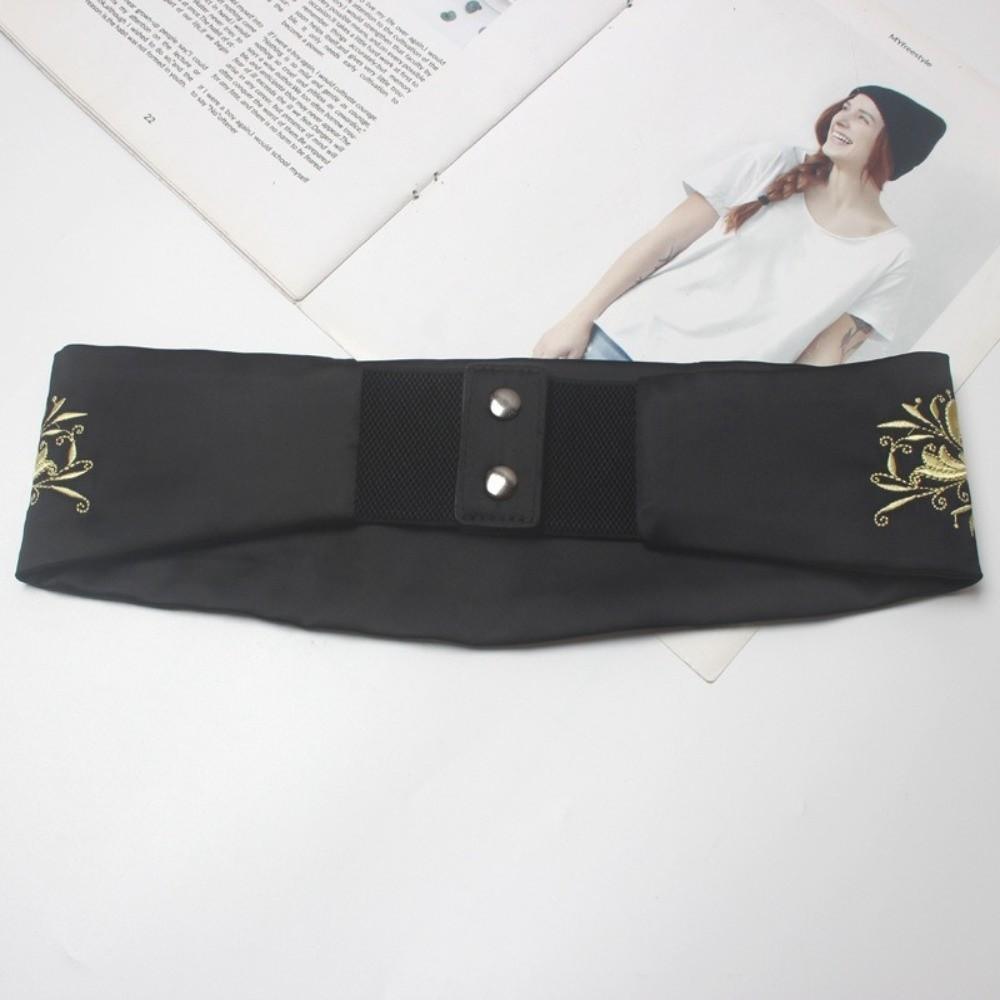 Corsetto Ricamato Stile Ampio Tessuto Morbido Fascia Vita Etnica Fascia Vita Retro Hanfu Stile Asiatico