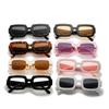 Square Sunglasses, Mujia Catwalk Jelly-Colored Square Glasses, Street Photography Retro Sunglasses For Women