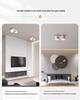 Adjustable LED Double-Head Smart Ceiling Spotlight for Living Room and Aisle