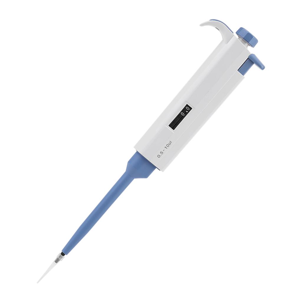 1pc Single Channel Manual Adjustable Pipette Pipettor Pipet Laboratory Tool 0.5~10ul