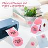 2 Inch Circle Thermal Sticker Labels Self-Adhesive Round Direct Thermal Multi-Purpose Roll Thermal Stickers-600 Labels/1 Roll