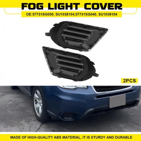 

2PCS Fit Subaru 2014-2016 Forester Fog Light Cover Front Driver & Passenger EXV