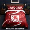 Middlesbrough Football Design Bed Bedding Set 1 Duvet Cover + 2 Pillowcases Soft Breathable Household Bed Linens