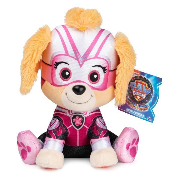 Patrouille the mighty movie mascotte skye peluche chien doux 23cm