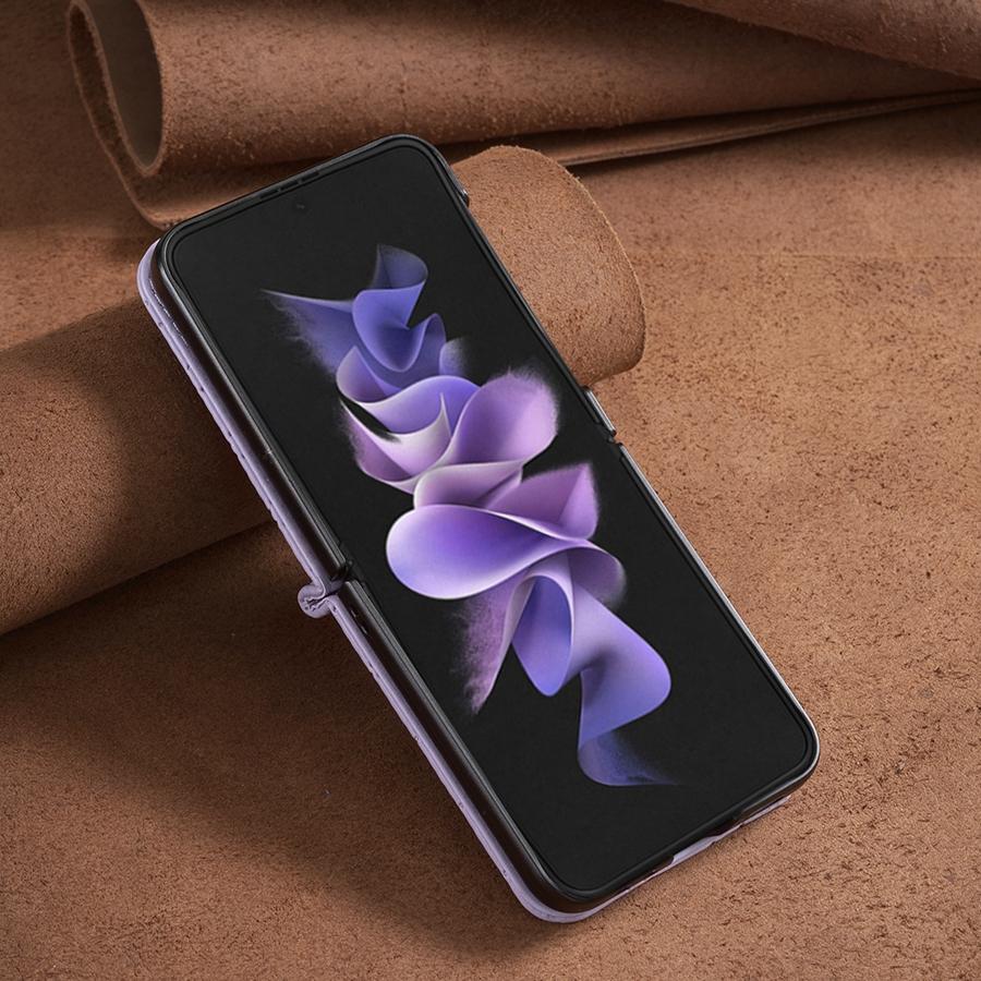 Wallet Small Fragrance Skin Friendly Magnetic Stand Leather Case For Samsung Galaxy Z Flip5 Fall Prevention Cover Z Flip 5