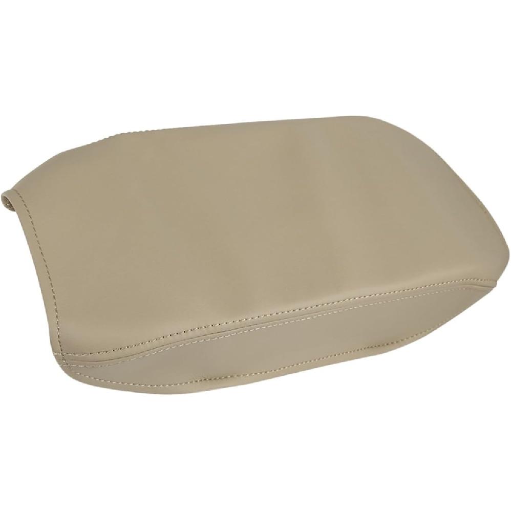ACROPIX Car Center Console Lid Armrest Seat Box Cover Protector Replacement Microfiber Leather for Toyota Camry 2007-2011 Beige Car Parts