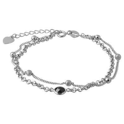 Bracelet en argent avec zircons cubiques (2068211)