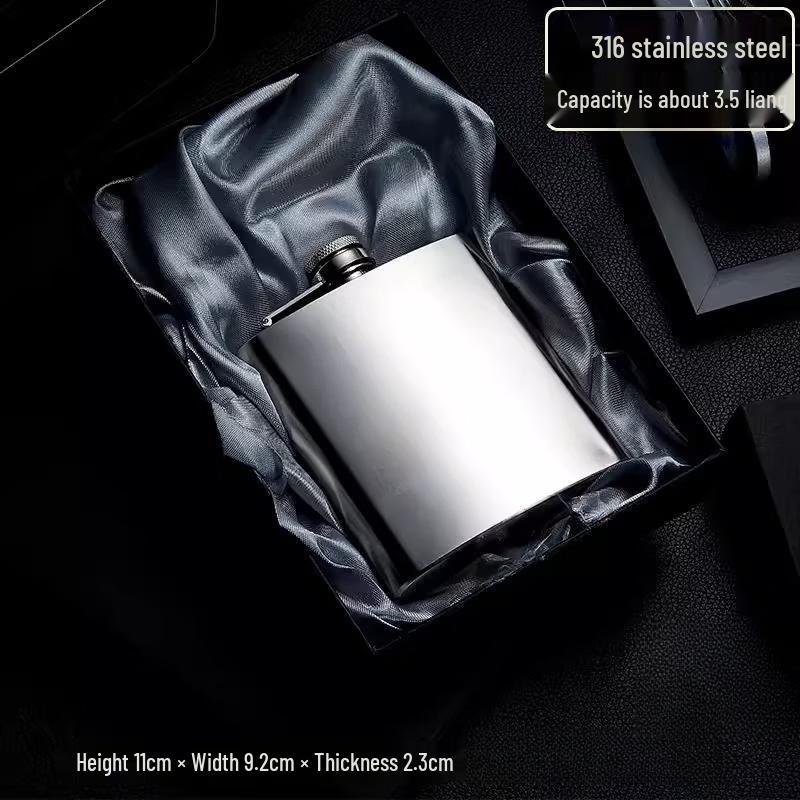 Portable Stainless Steel Hip Flask