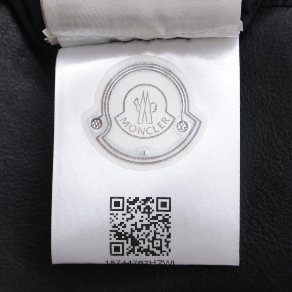 Moncler [Excellent Condition] B20914081680 MASSART Leather/Down Jacket Jacket 2 blackUsed