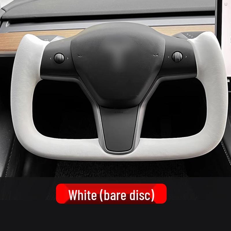 Model 3/Y Custom Alcantara Carbon Fiber Heated Tesla Yoke Steering Wheel