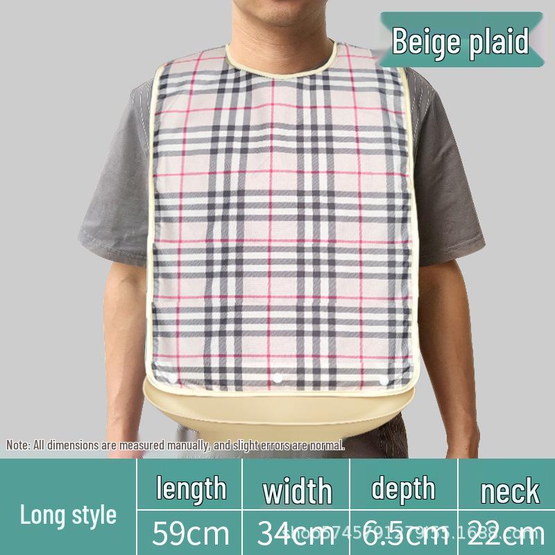 Wasserdichte Esslatz für Erwachsene & Senioren – Große, spezielle Schürzen für Senioren