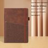 European Retro Student Diary with Custom Logo Embossed Leather Cover