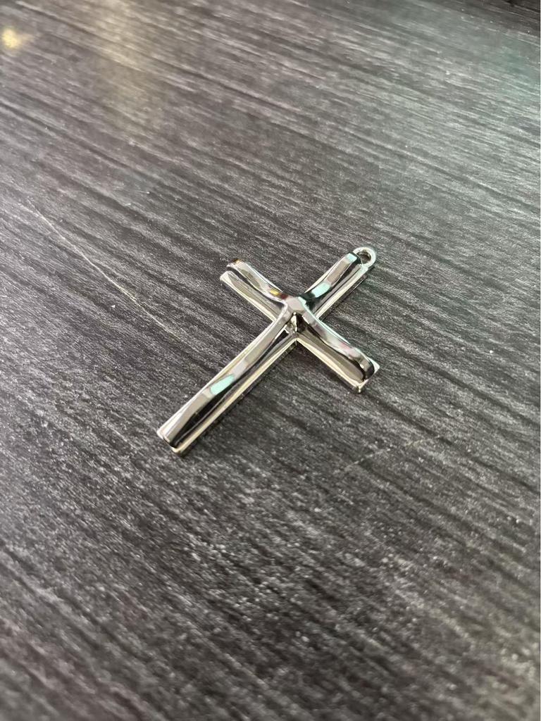 Abalorios de Cruz de Aleación y Accesorios para Llaveros para Joyería DIY