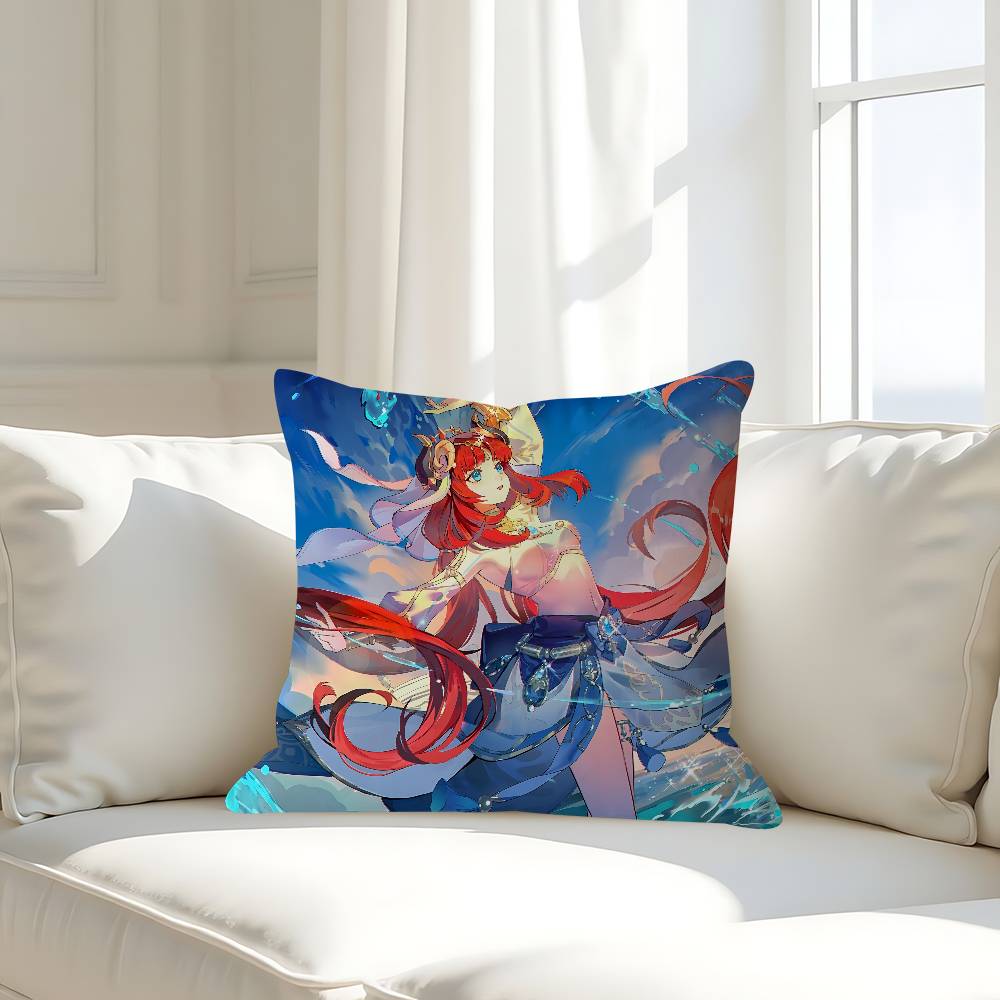 Anime-Charaktere -N-Nilous Kissen Anime-Kissen Sofa Bett Kopfkissenbezug Kissenbezug 45x45 Cm Mode