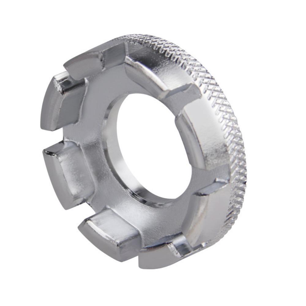 

Heavy-Duty Bicycle Spoke Wrench Tools Steel Wheel Rim Spanner Bike Disassemble Silver Spoke Wrench