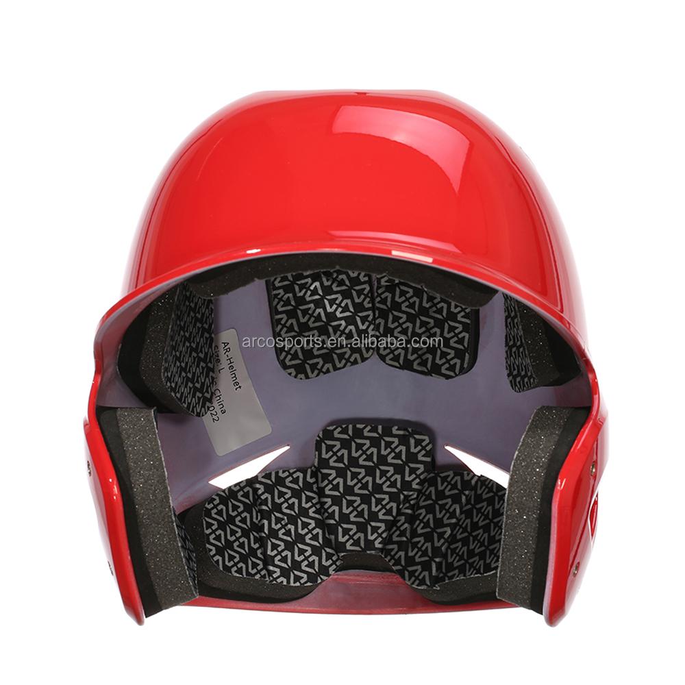 ABS-Material Hohe Schlagfestigkeit Outdoor-Sport Baseballhelm Kopfschutz Softball Schlaghelm