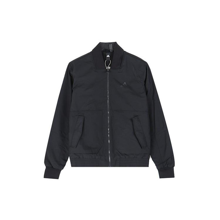 adidas EI JKT FL BOMB Sports Knit Fleece Lined Jacket Black Men s DT2486 S